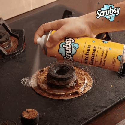 Scubsy India's #1 Foam-Based Complete Kitchen Cleaner & Disinfectant