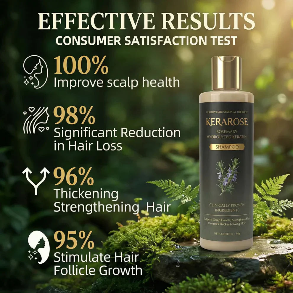 Kerarose Rosemary Shampoo For Hair Growth ( Buy 1 Get 1 Free 🔥)