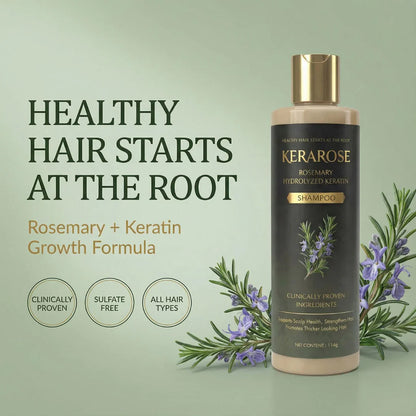 Kerarose Rosemary Shampoo For Hair Growth ( Buy 1 Get 1 Free 🔥)